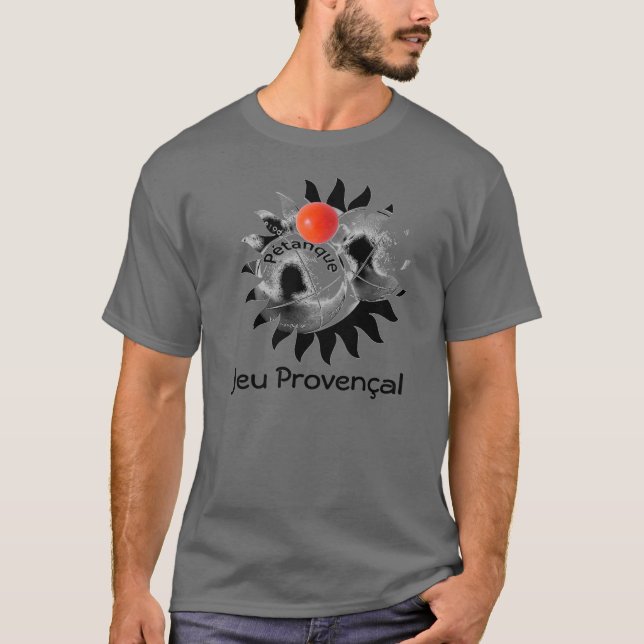 Camiseta "Jeu Provencal " de Petanque (Anverso)