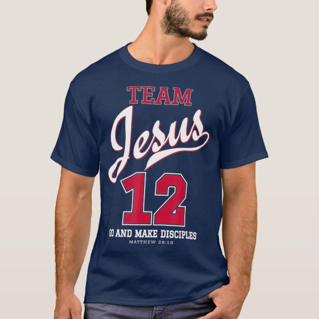 Camiseta Jeu y el equipo de béisbol Jeu Chritian (Anverso)