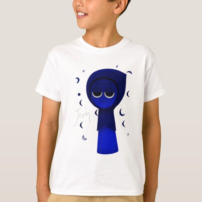 Camiseta Jevin en Sprunki 3D (Anverso)