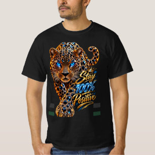 Camiseta Jeweled Leopard 100% Positive