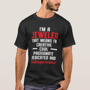Camiseta Jeweler Jeweler Jewelry Making Expert