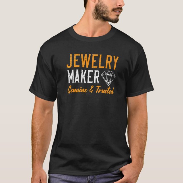 Camiseta Jewelry Maker Goldsmith Job Goldsmithing Jeweler   (Anverso)