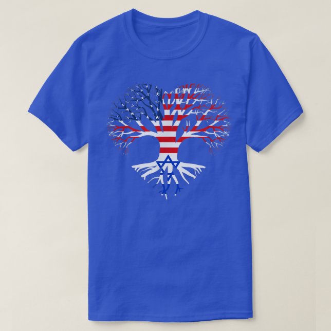 Camiseta Jewish American Grown Half Jew Ish Heart Israel He (Diseño del anverso)