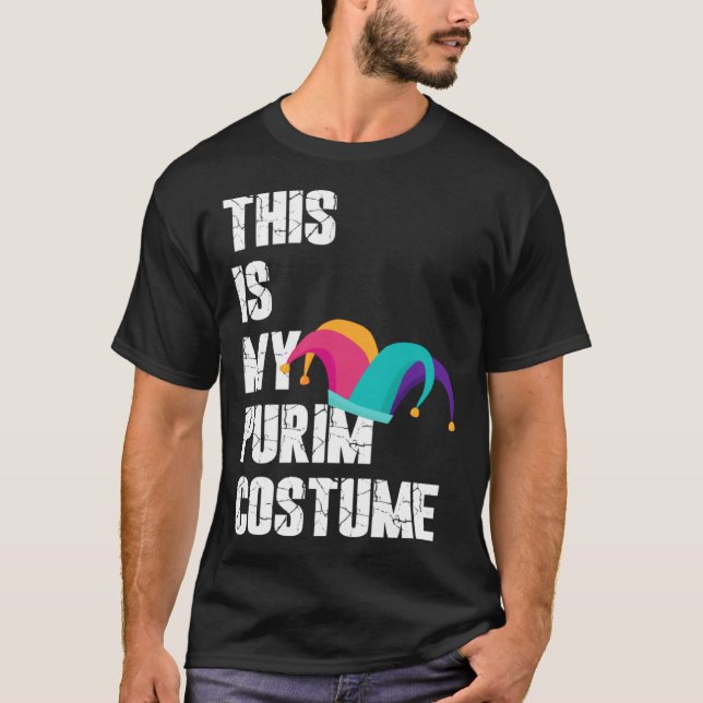 Camiseta Jewish Festival Purim Costume This Is My Purim Cos (Anverso)