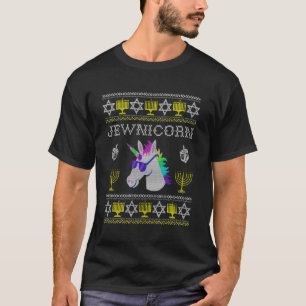 Camiseta Jewnicorn Funny Jewish Unicorn Lover Hanukkah Chan