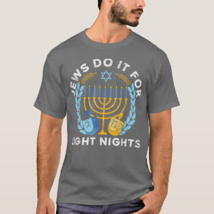 Camiseta Jews Do It For Eight Nights Yom Kippur Jerusalem J
