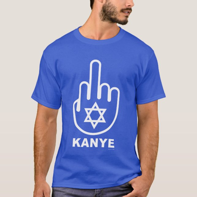 CAMISETA JEWS SAY: F*CK KANYE - CHAMSA (Anverso)