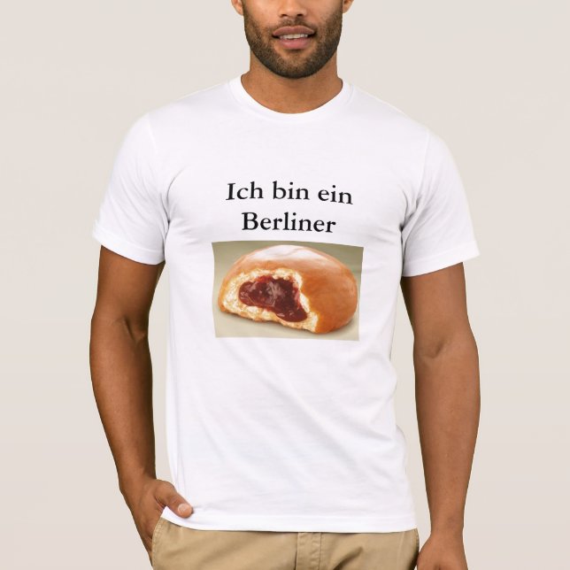Camiseta JFK, berlinés del ein del compartimiento de Ich (Anverso)