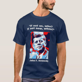 Camiseta JFK John F. Kennedy Cita Inspiración Motivacional