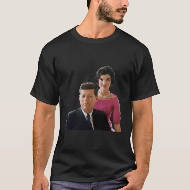 Camiseta Jfk John F Kennedy Jackie Kennedy 35º Presidente (Anverso)