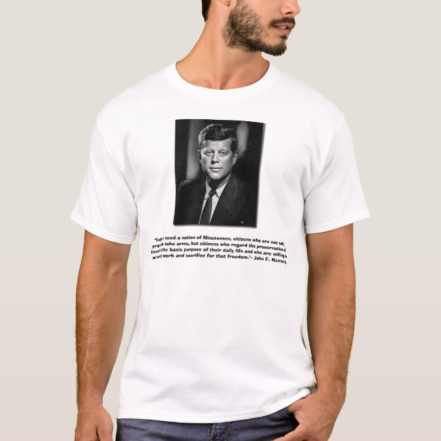 Camiseta JFK. Las derechas del arma (Anverso)