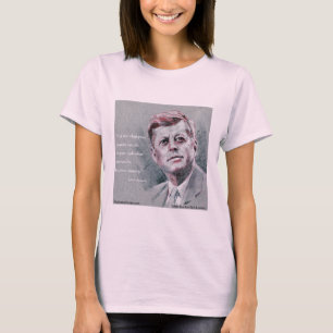 Camiseta JFK & Quote para Mujeres