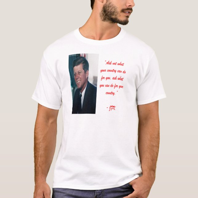 Camiseta JFK y pedir no cotizar (Anverso)