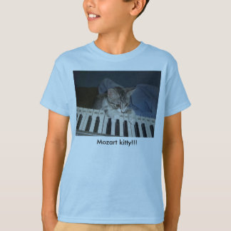 Camiseta ¡jfu 254, gatito de Mozart! ¡, Gatito de Mozart!!!