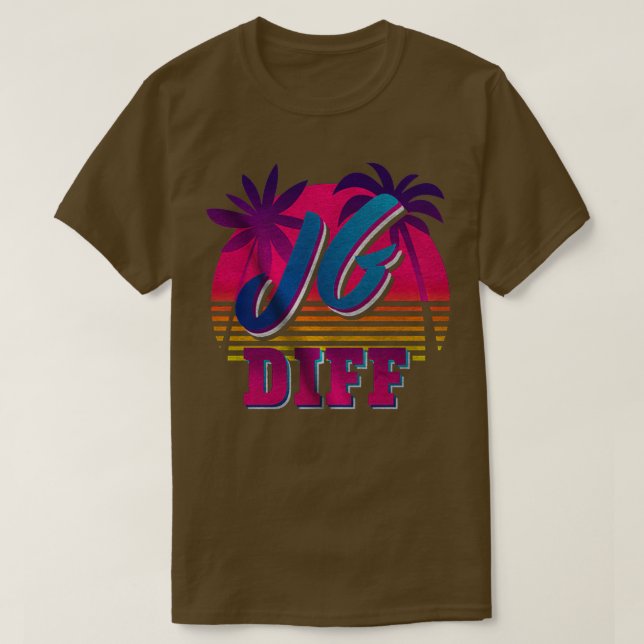 CAMISETA JG DIFF RETRO JUNGLE DIFFERENCIA MEJOR JUNGLER WIN (Diseño del anverso)