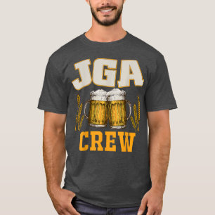 Camiseta JGA Crew con cerveza a la despedida de soltero al 