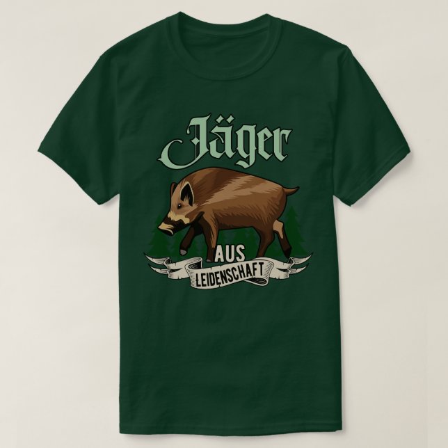 Camiseta Jger aus Leidenschaft Jagd Geschenk (Diseño del anverso)