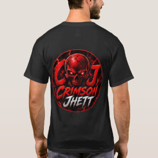 Camiseta Jhett carmesí