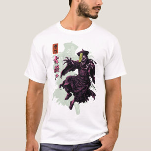 Camiseta Jiangshi vampiro chino saltarín mito oscuro