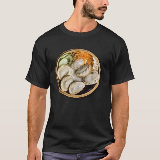 Camiseta Jiaozi Gyoza Asian Food Last Minute Halloween ON B (Anverso)