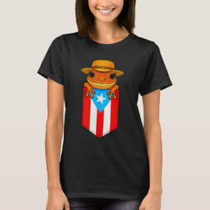 Camiseta Jibaro Coqui Frog Bandera Boricua