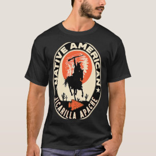 Camiseta Jicarilla Apache Fuerte Tri nativo americano