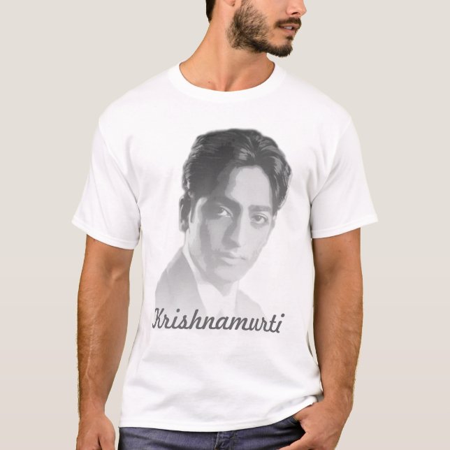 Camiseta Jiddu Krishnamurti (Anverso)