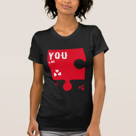Camiseta Jigsaw Heart WE FIT JUNTHER Couples Valentine
