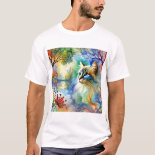 Camiseta Jiji the Cat 210724AREF117 - Watercolor
