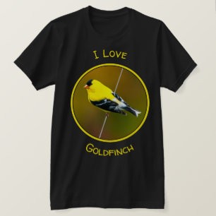 Camiseta Jilguero Americano - Fotografía Original