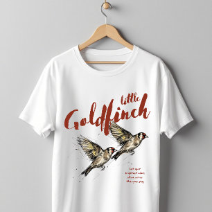 Camiseta Jilguero pequeño observador de aves