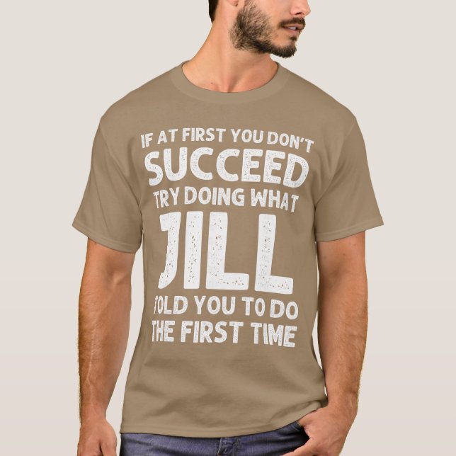 Camiseta JILL Name Personalized Birthday Funny Christmas Jo (Anverso)