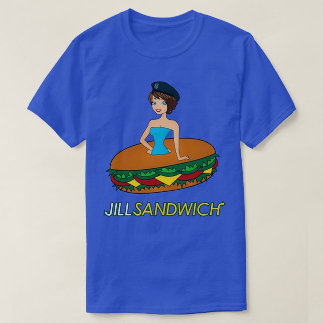 Camiseta Jill sandwich  (Diseño del anverso)