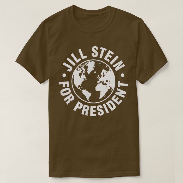 Camiseta Jill Stein For President  (Diseño del anverso)
