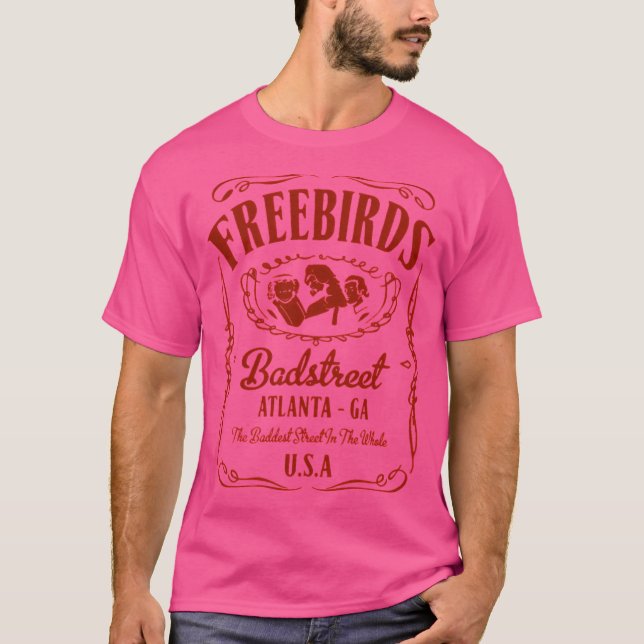 Camiseta Jim Beamstyle Badstreet Usa Fabulous Freebirds Cl (Anverso)