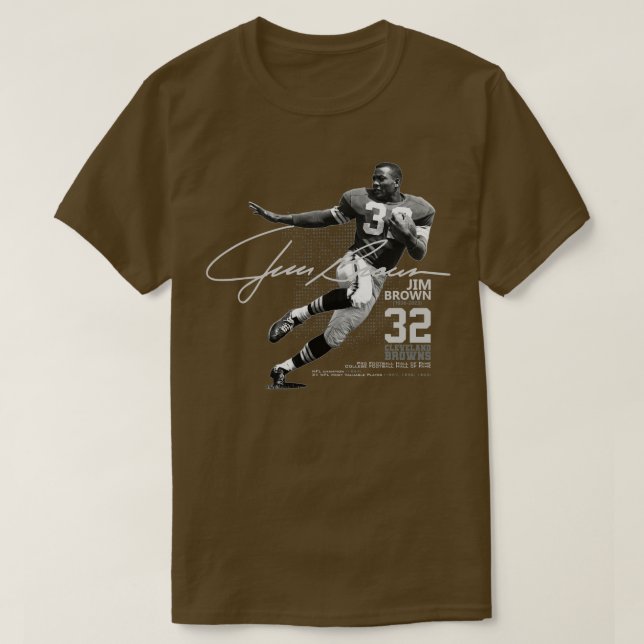 Camiseta Jim Brown CLE (Diseño del anverso)