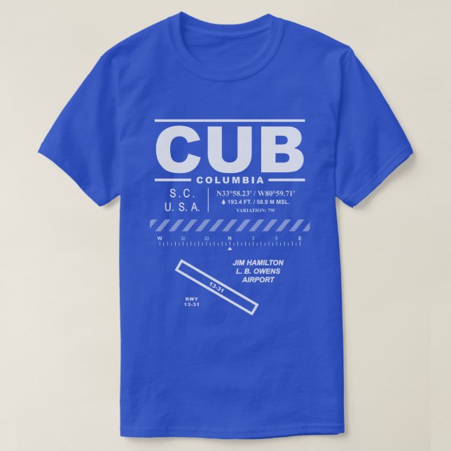 Camiseta Jim Hamilton LB Owens Airport CUB T-Shirt (Diseño del anverso)
