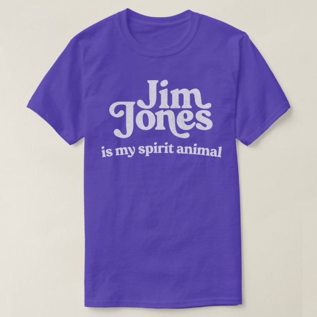 Camiseta Jim Jones es mi animal espiritual (Diseño del anverso)