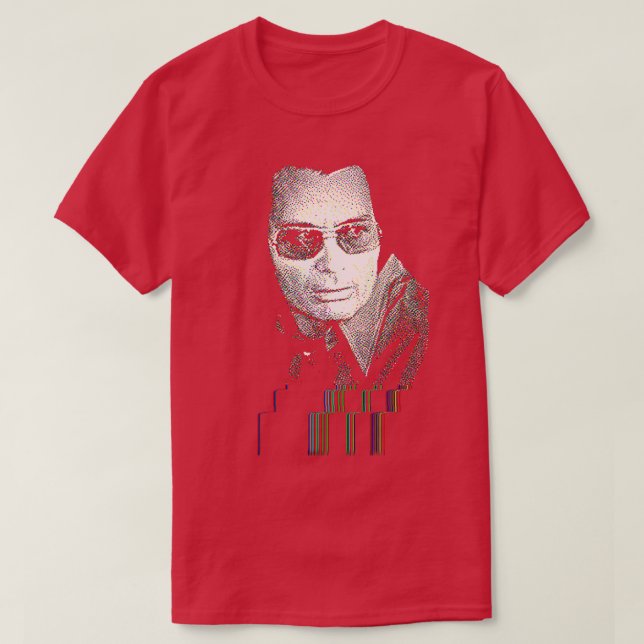 Camiseta Jim JonesJonestown Masacre de 8 bits Diseño Retro (Diseño del anverso)