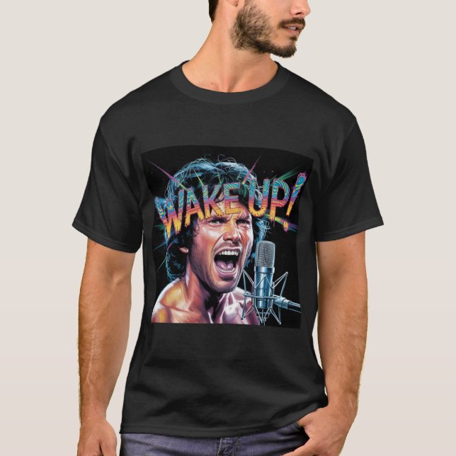 Camiseta Jim Morrison "Wake Up!" Tee Shirt (Anverso)