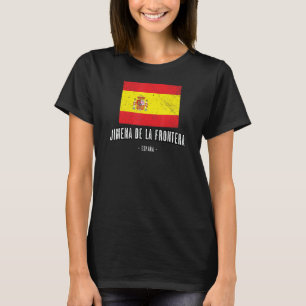 Camiseta Jimena De La Frontera España Es Bandera Ciudad Ban
