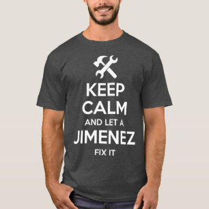 Camiseta JIMENEZ Funny Apellido Árbol de familia cumpleaños