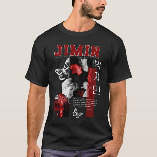 Camiseta Jimin Retro Vintage (Anverso)