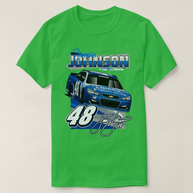 Camiseta Jimmie Johnson Nascar (Diseño del anverso)