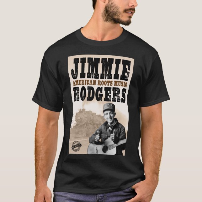 Camiseta Jimmie Rodgers - American Roots   (Anverso)