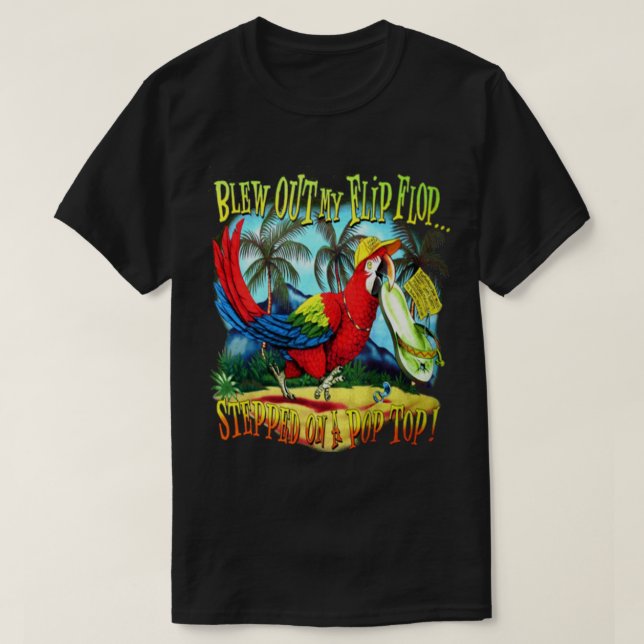 Camiseta Jimmy Buffett Jimmy Buffett Nuevo diseño (Diseño del anverso)