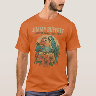 CAMISETA JIMMY BUFFETT Y LOS REFERENTES DEL CORAL