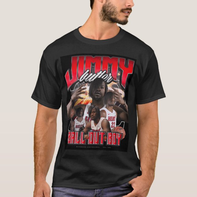 Camiseta Jimmy Butler Emo Ball Out Boy (Anverso)