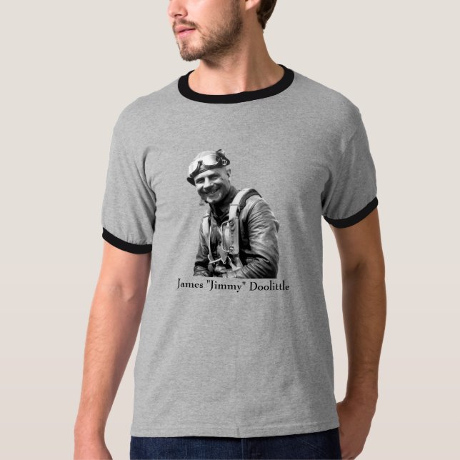 Camiseta Jimmy Doolittle -- Héroe de la Segunda Guerra (Anverso)