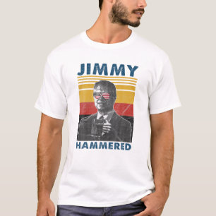 Camiseta Jimmy Hammered 4 De Julio Borracho Presidente Cart